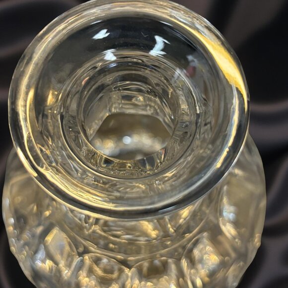 Decanter & Stopper Spring Meadows by Gorham Crystal Hollywood Regency - Picture 3 of 10